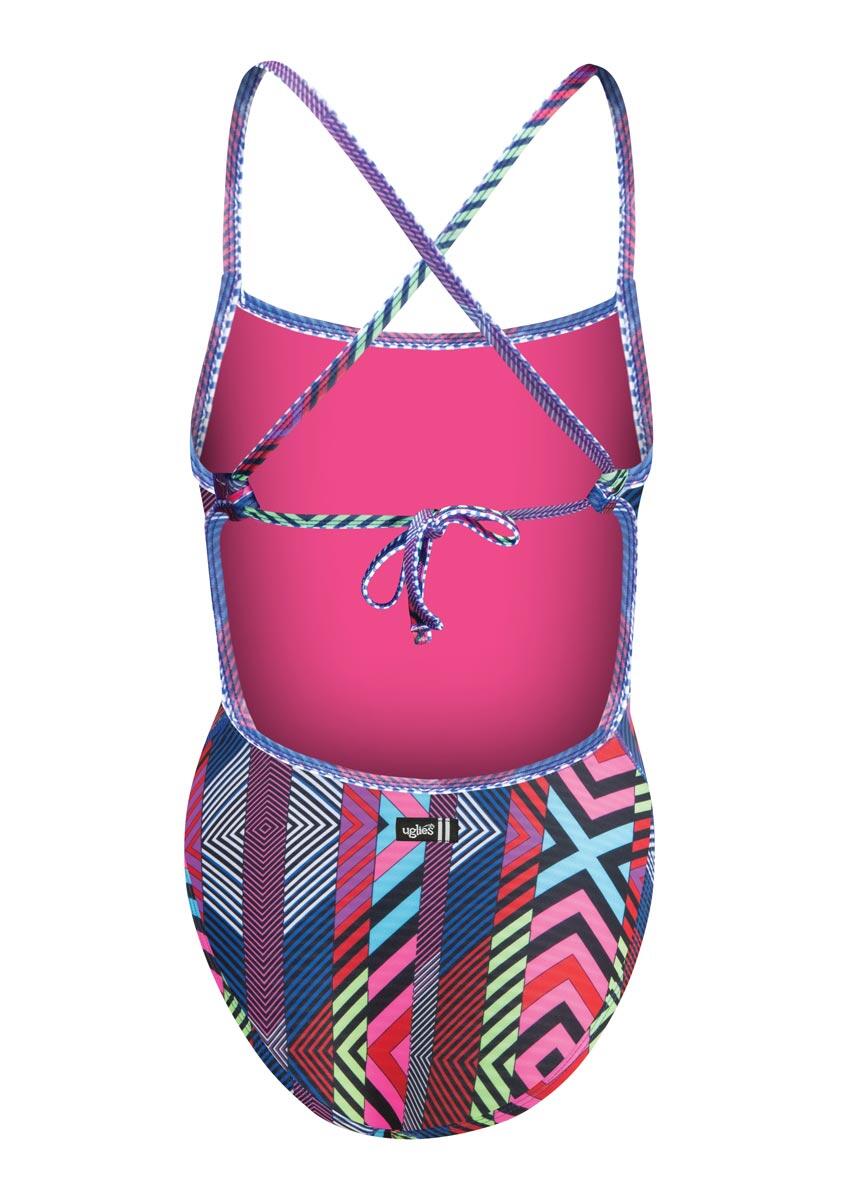 Bañador Dolfin Revibe Diamond Tie Back para niña, talla UK 28 (EU 38) 2/4
