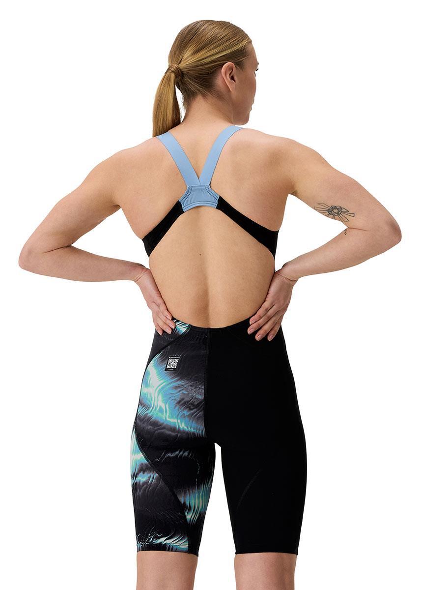 Speedo Fastskin LZR Ignite Kneeskin Dames Zwart/Multicolor Maat UK 28 3/5