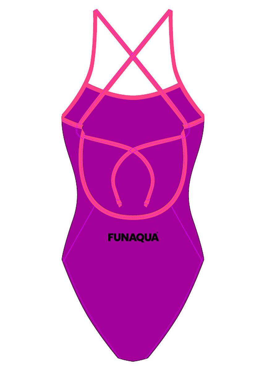 Bañador FunAqua Orchid con lazo en la espalda Talla 38 3/5
