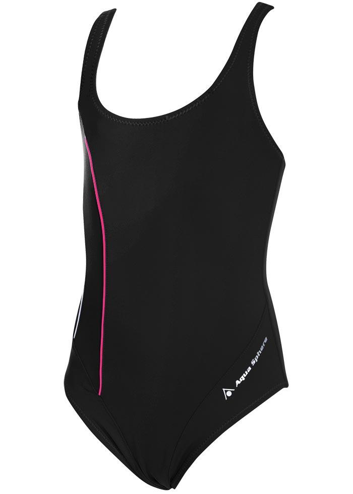 Costume da bagno bambina Aqua Sphere Clara Nero/Rosa 4 anni 2/5