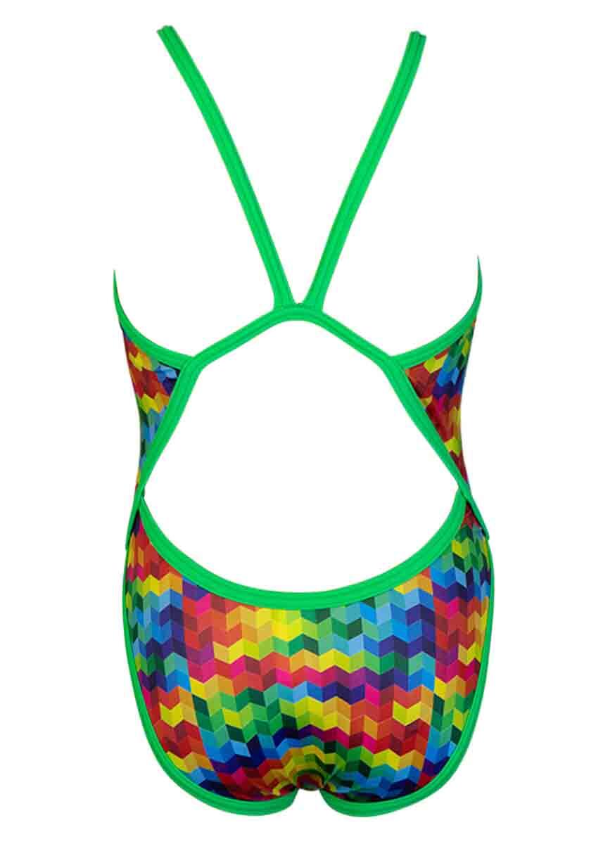 Maillot de bain Turbo Colourful fille multicolore - Taille UK 28/EU 38 3/5