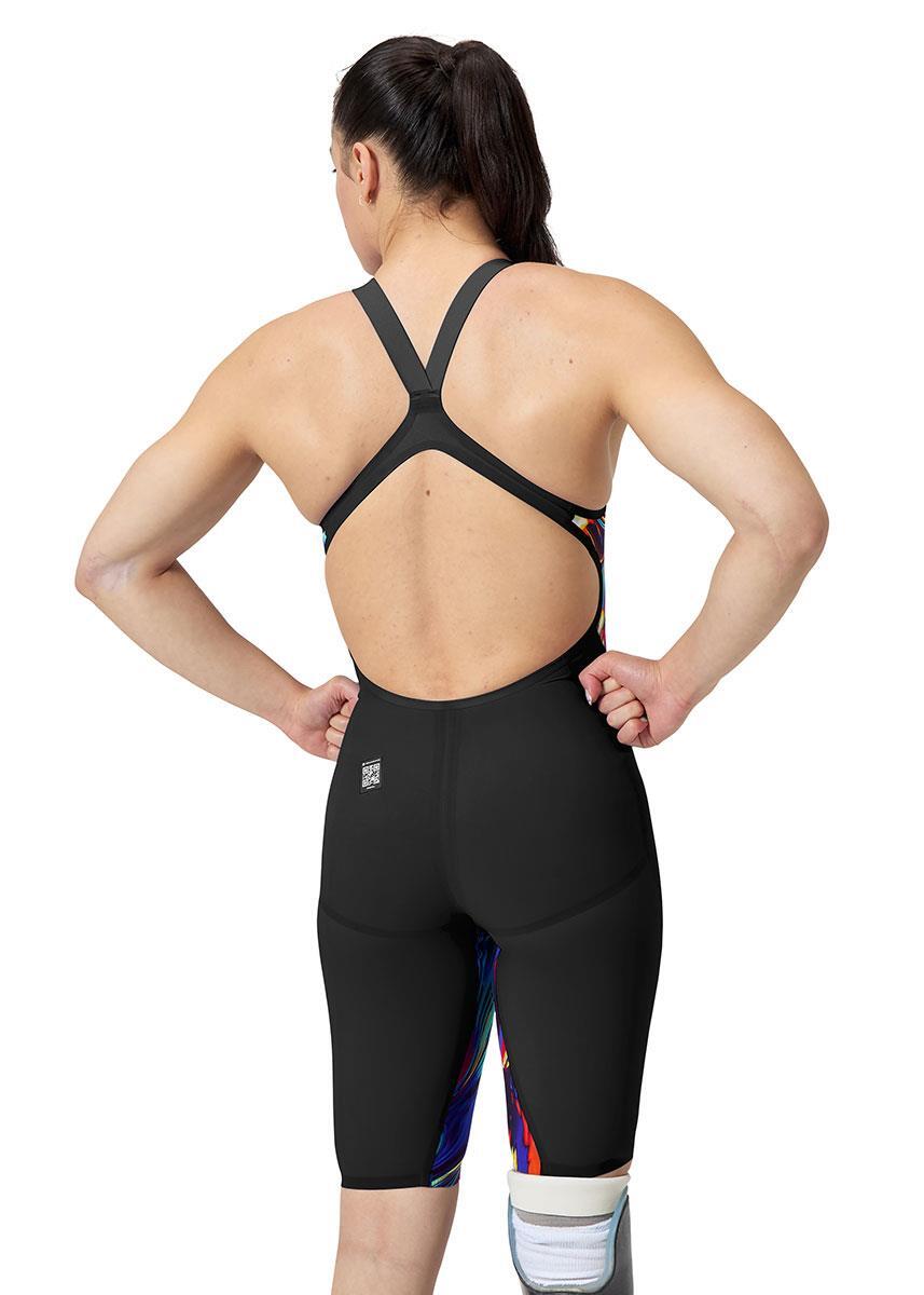 Costume Speedo Fastskin LZR Pure Valor 2.0 Openback Donna Nero/Multicolore 3/5