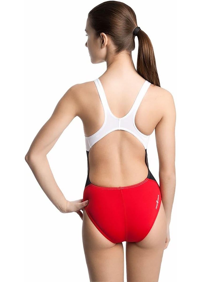 Maillot de bain Mad Wave Solution femme - Rouge/Noir, UK 26 2/5