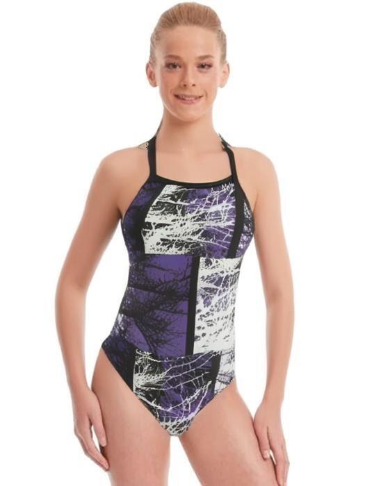 Bañador niña Dolfin Reliance Phantom V Back Morado Talla UK 26 5/5