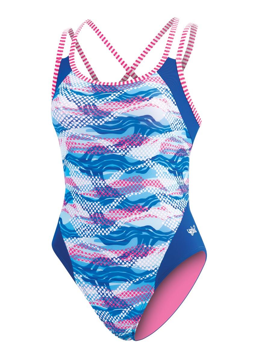 Costume Dolfin Underwater Camo ragazza doppie spalline - Taglia UK 26 3/4
