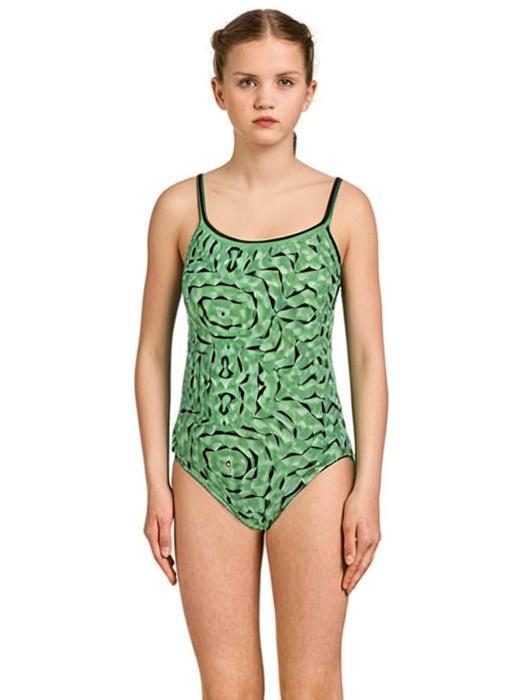 Costume Junior Dolfin Green Optik Taglia UK 28 / EU 38 4/5