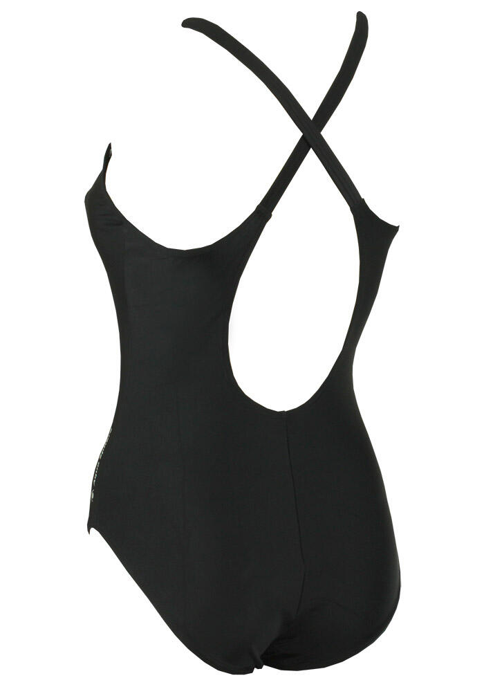 Aqua Sphere Bailey damesbadpak - Zwart/Koraal UK 34 3/5