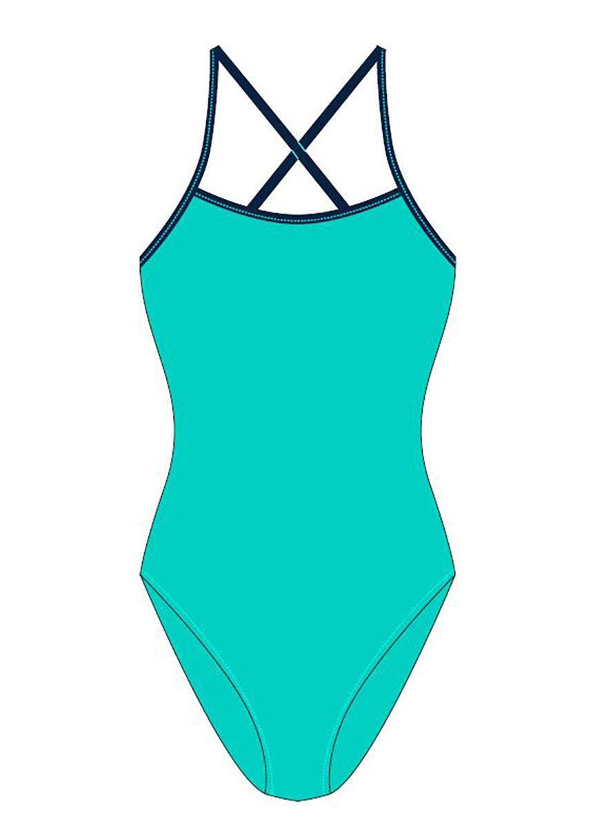 Costume FunAqua Gemstone con laccio sul retro - Turchese - UK 30 / EU 40 3/5