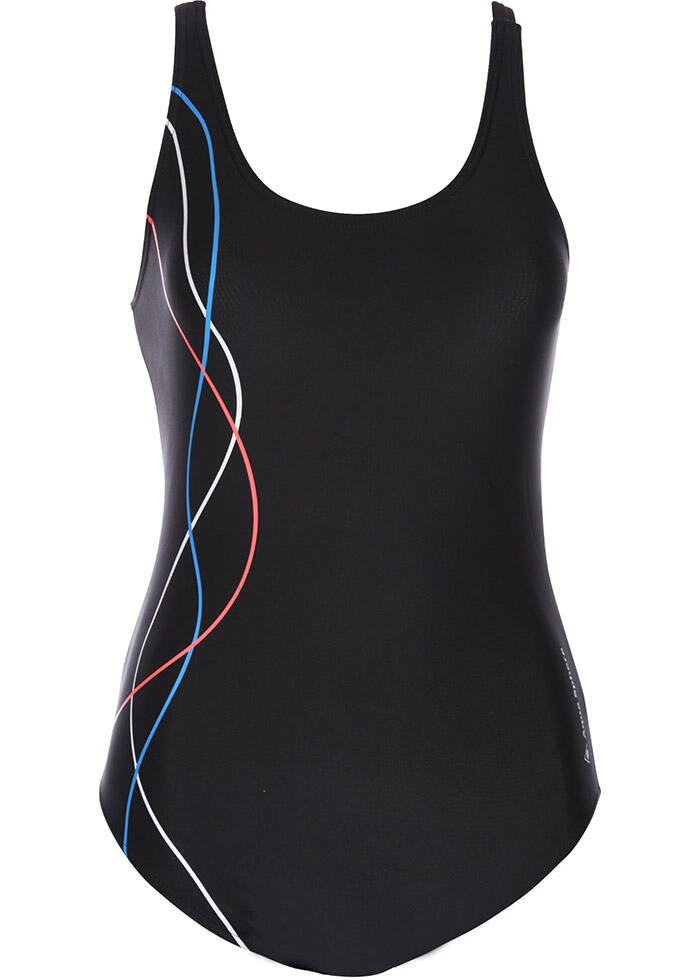 Aqua Sphere Bailey damesbadpak - Zwart/Koraal UK 34 5/5