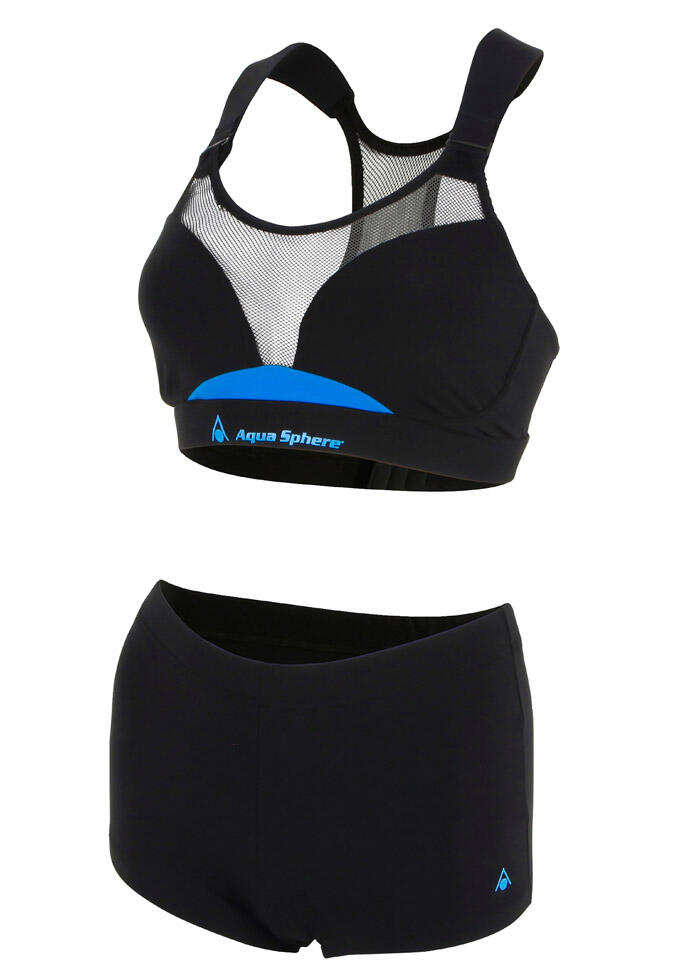 Biquíni infantil Aqua Sphere Kobi preto/azul UK 28 2/5