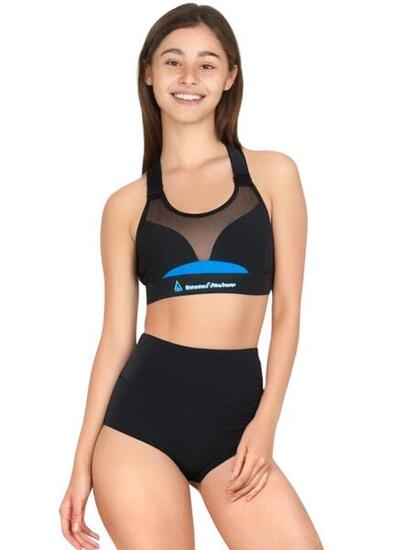 Maillot deux pièces Aqua Sphere Kobi fille noir/bleu UK 28