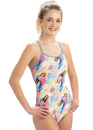 Dolfin Dive Deep badpak met dubbele bandjes op de rug
