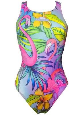 Turbo meisjes flamenco badpak - roze