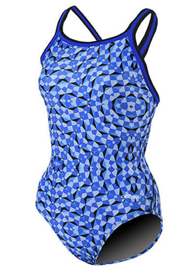 Maillot de bain junior Dolfin Optik Bleu Taille UK 26/EU 36