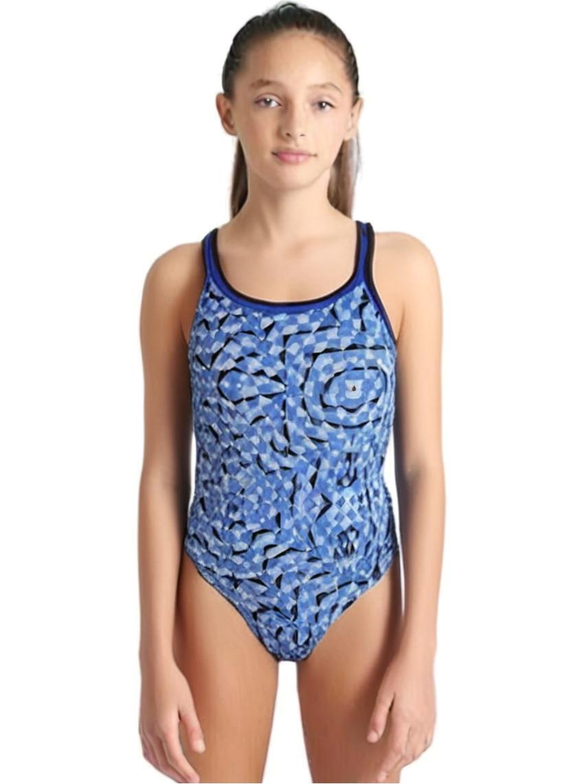 Costume da bagno junior Dolfin Optik Blu Taglia UK 26/EU 36 5/5