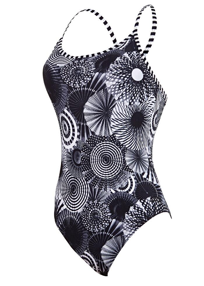 Costume donna Zoggs Triback con frange Nero Taglia UK 30 / EU 40 5/5