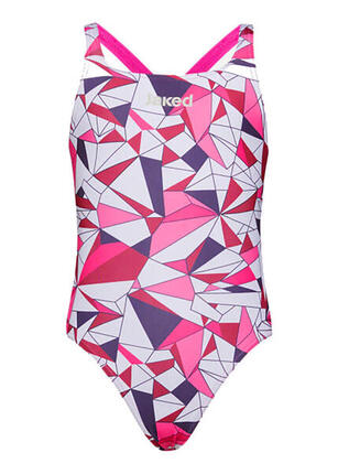 Maillot Jaked Diamonds une pièce fille rose