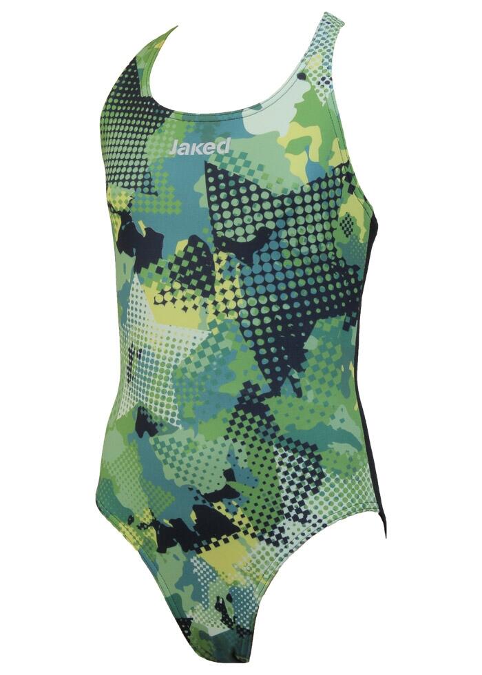 Maillot Jaked Teknocamou femme - Vert militaire EU 36 (UK 26) 1/2