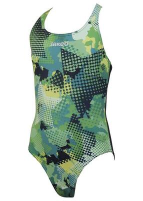 Costume Jaked Teknocamou donna - Verde militare EU 36 (UK 26)