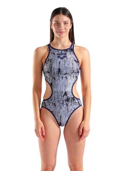 Costume intero Arena One Lacquer Tech One Back bianco - UK 28