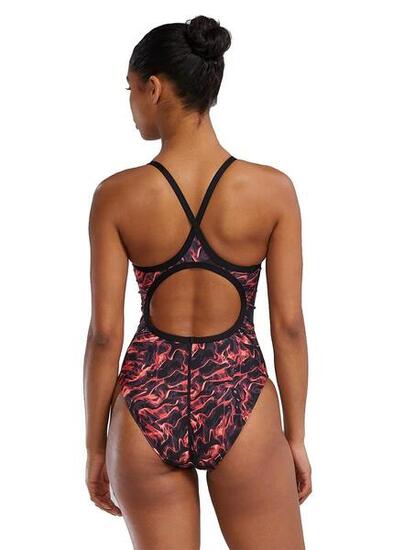 Bañador TYR Durafast Elite Energia Diamondfit - Rojo - Talla UK 26/EU 36