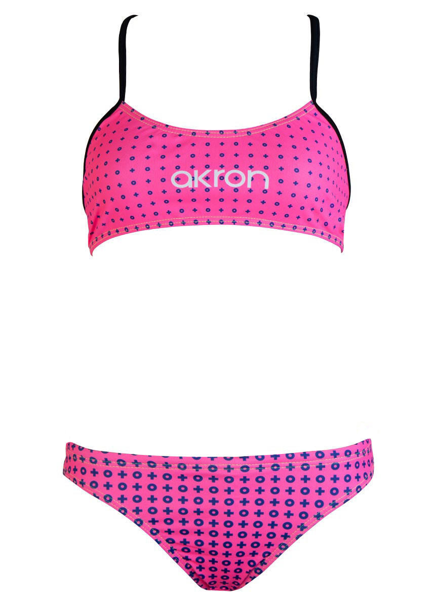 Bikini Akron Girls Bells - Fucsia/Verde Talla 30 3/5