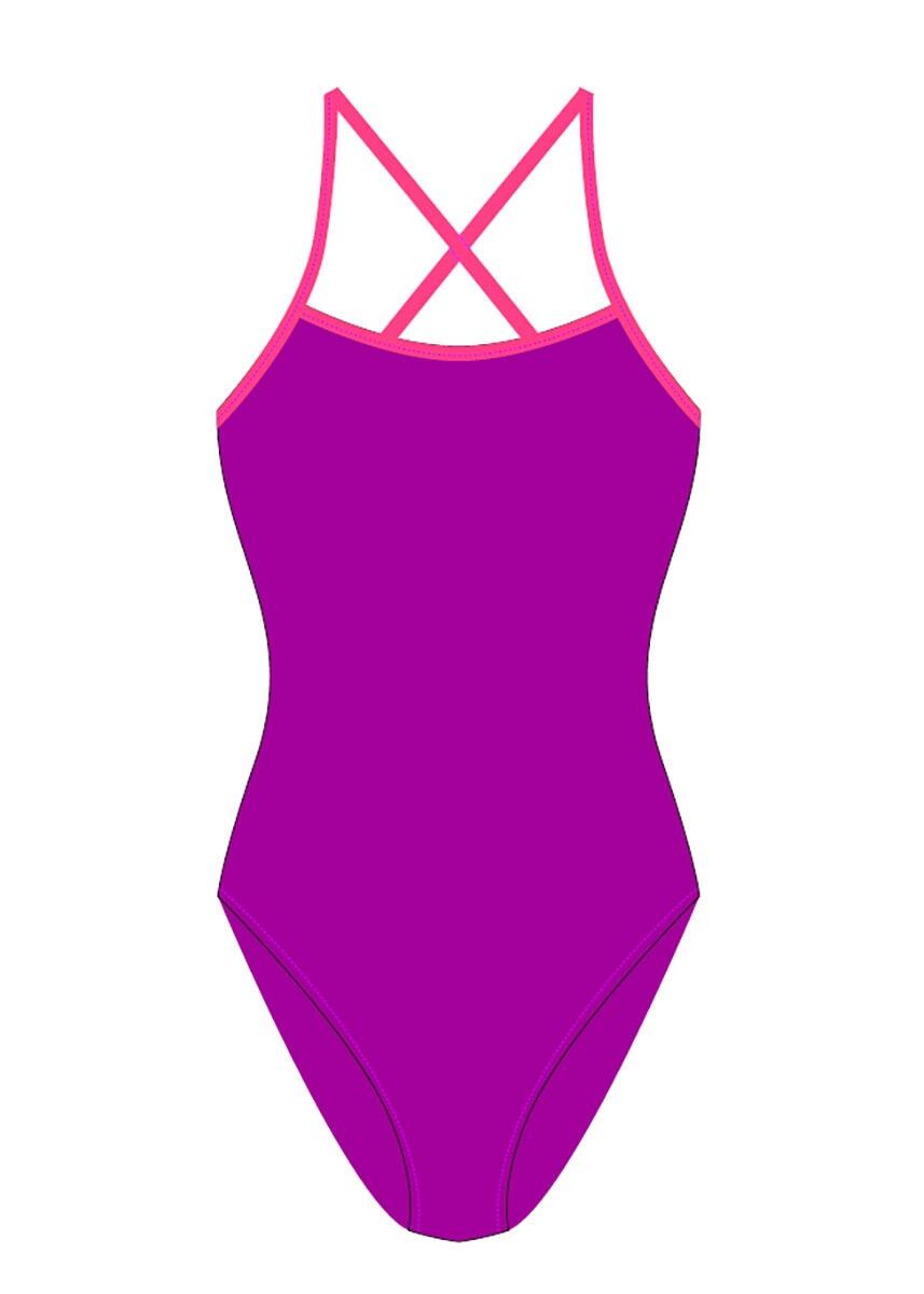 Bañador FunAqua Orchid con lazada trasera, resistente al cloro 5/5