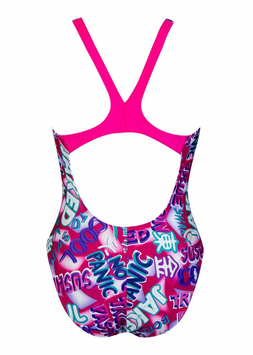 Jaked Dames Manga Eendelig Badpak - Roze 3/4