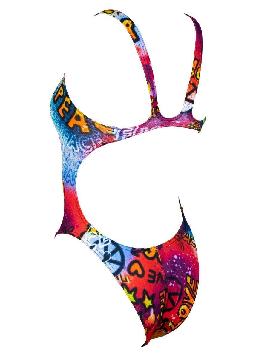 Aquarapid Peace Badeanzug Mädchen Größe 32 2/2