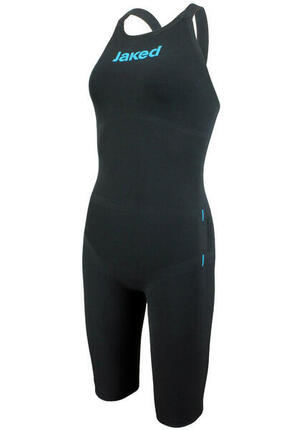 Jaked J-Keel Knee Suit Dos Ouvert noir/turquoise UK 18