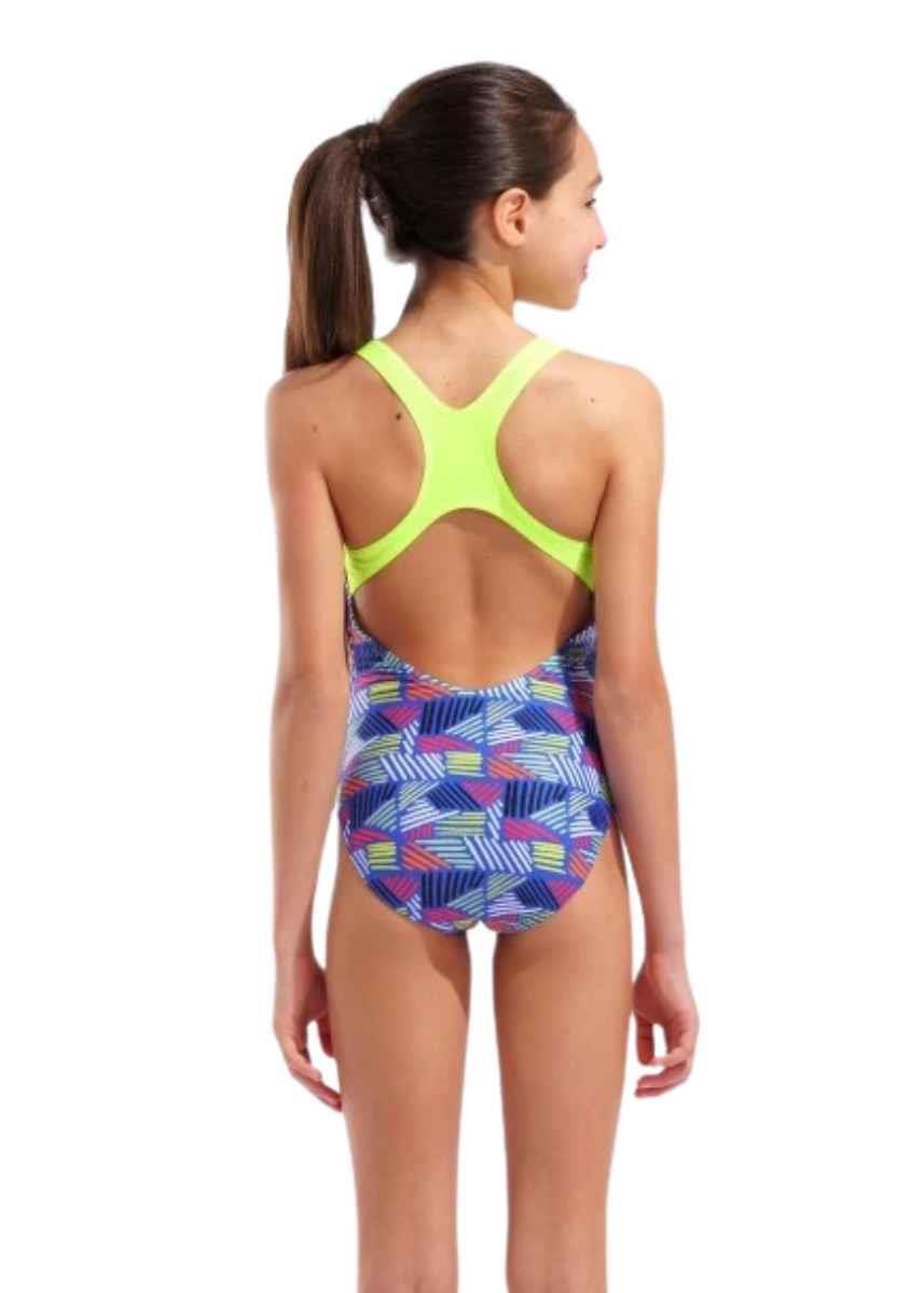 Maillot Arena Candies Swim Pro Back multicolore taille UK 24/EU 34 3/5