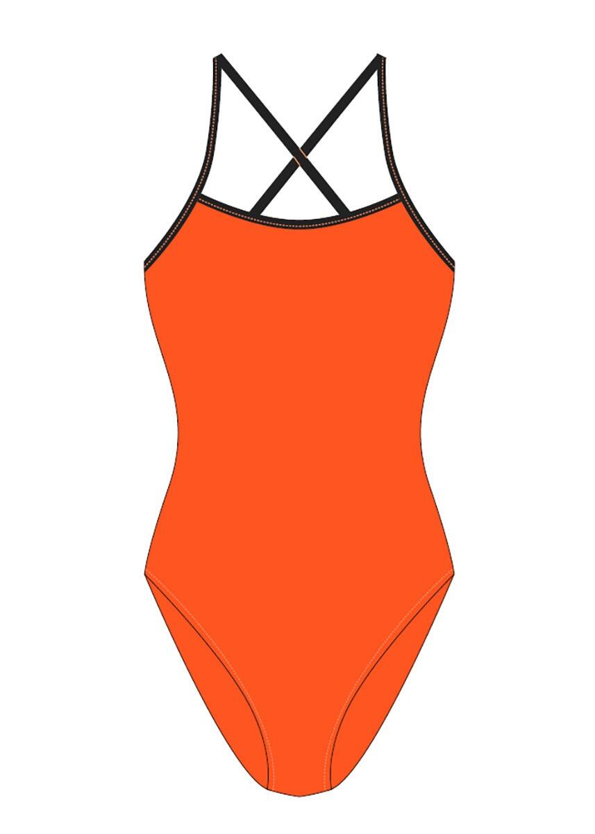 Bañador FunAqua Tangerine Tie Back - Naranja Fluo Talla 30 4/5