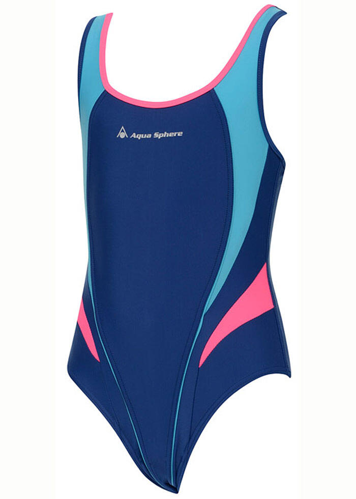 Aqua Sphere Elena maillot fille bleu/rose 4 ans 2/4