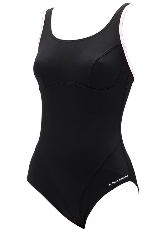 Costume Aqua Sphere Rachel ragazze - Nero, Taglia UK 32 / EU 42
