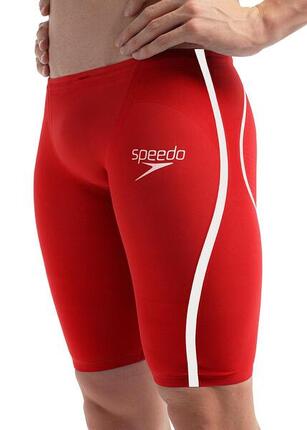 Speedo Fastskin LZR Pure Intent 2.0 Jammer – Flammenrot/Weiß