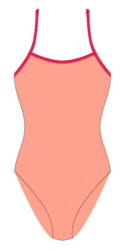 Bañador FunAqua Coral con lazo en la espalda - Rosa - Talla 38 5/5