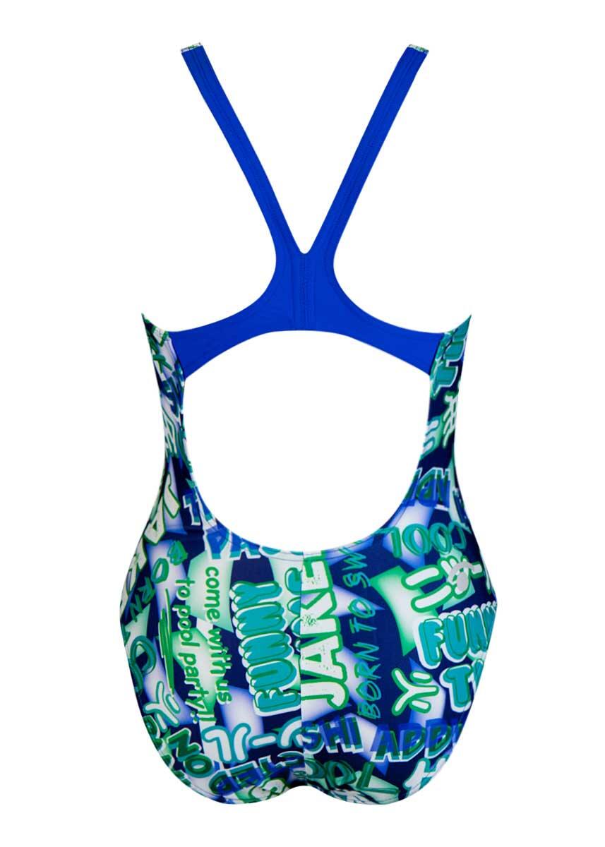 Bañador Jaked Girl's Manga una pieza verde talla UK 28/EU 38 3/3