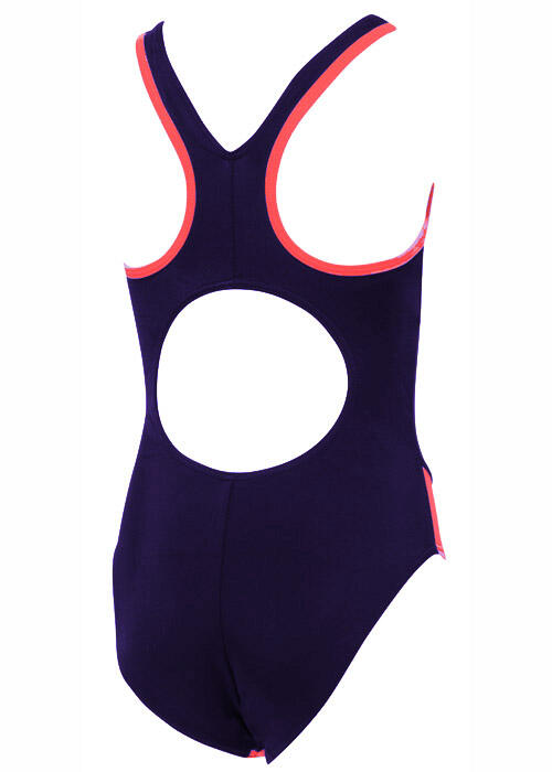 Costume bambina Aqua Sphere Jade - Blu navy/Corallo, 4 anni 3/4