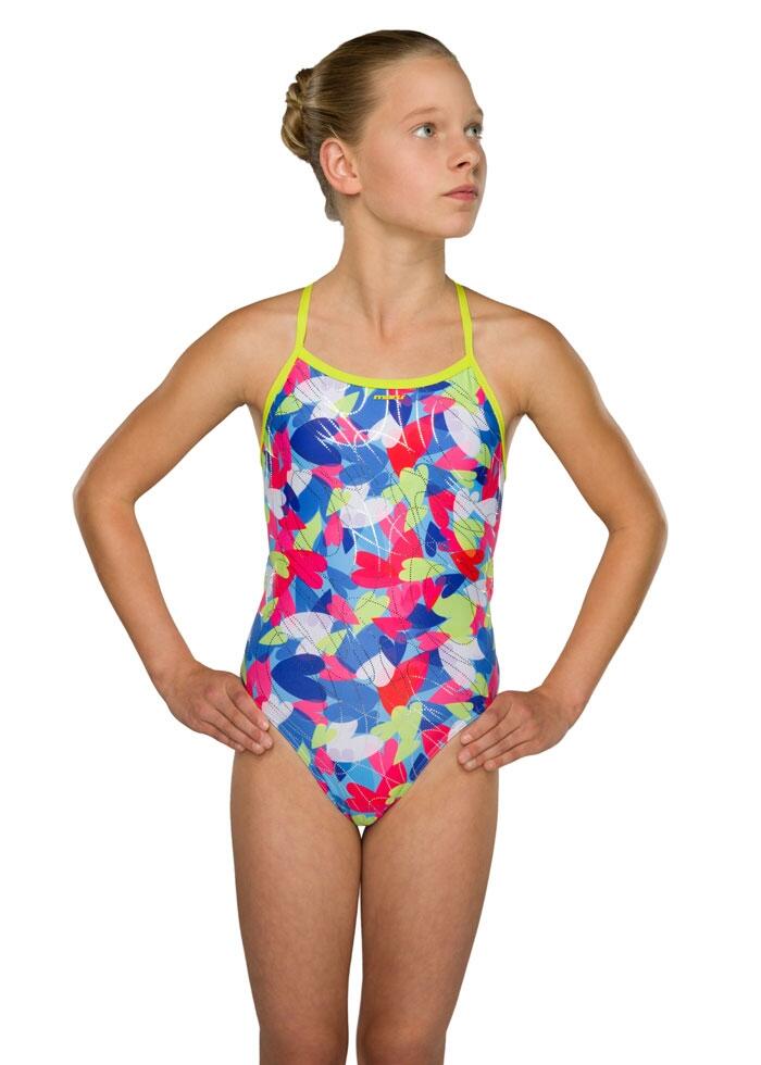 Costume da bagno bambina Maru Puzzled Hearts taglia 24 3/4