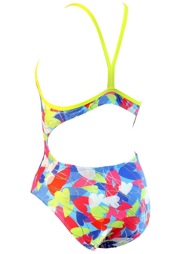 Costume da bagno bambina Maru Puzzled Hearts taglia 24 2/4