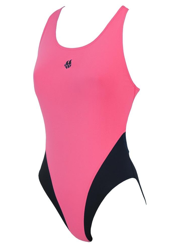 Bañador Mad Wave Girls Reaction Rosa Talla UK32 2/5