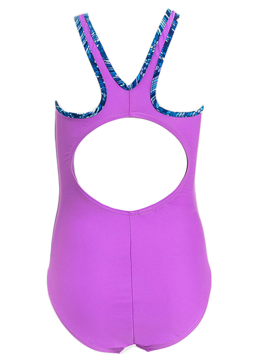 Maillot de bain fille Aquarapid Loney - Rose - Taille UK 32/EU 42 2/3