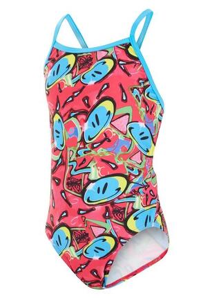 Maru Kids Bounce Pacer Fly Back Mädchen-Badeanzug - Pink, Größe UK 24/EU 34