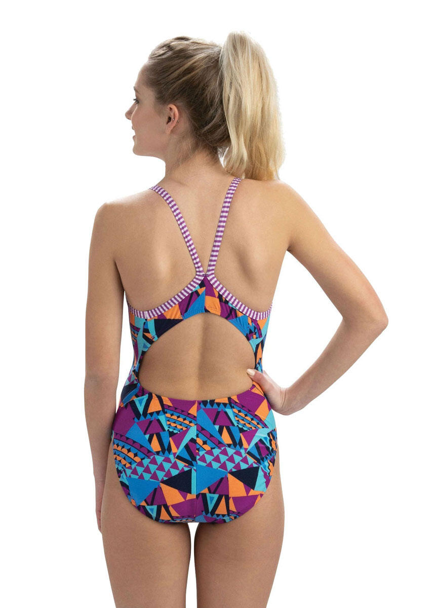 Costume donna Dolfin V-2 stampato UK26 2/4