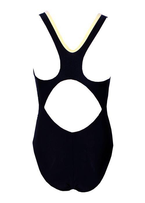 Maillot de bain Aqua Sphere Saturn pour fille, noir, taille 4 ans 4/5