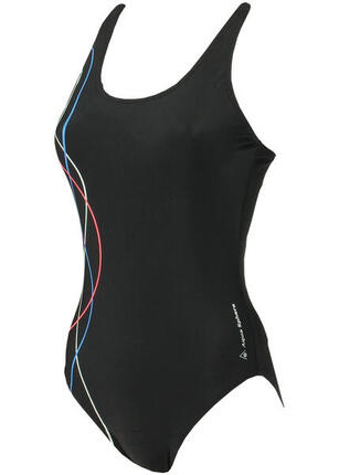 Aqua Sphere Bailey Damen-Badeanzug - Schwarz/Koralle Größe 36