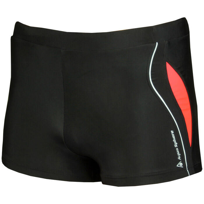 Bóxer de natación infantil Aqua Sphere Ibiza - Negro/Rojo UK 30 2/4