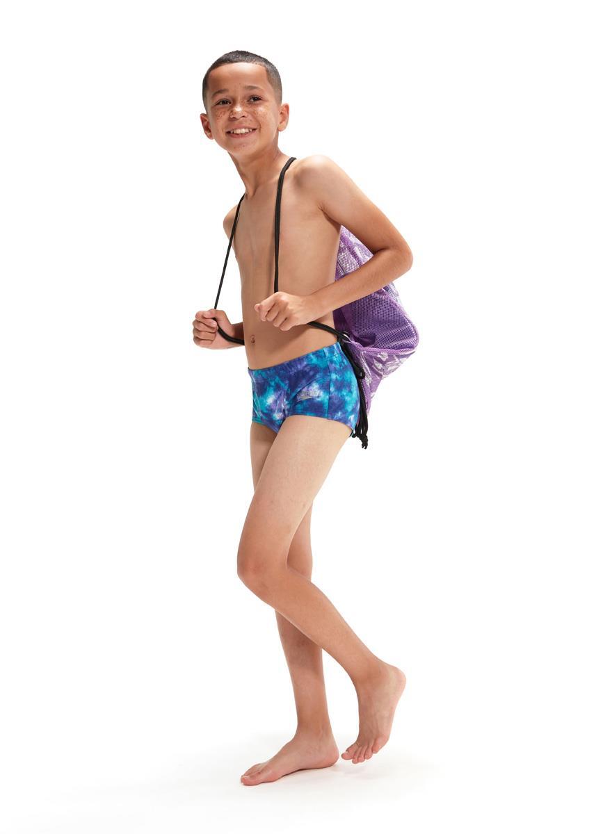 Costume da bagno adidas Graphic Performance per ragazze - Blu shock - Taglia 28 5/6