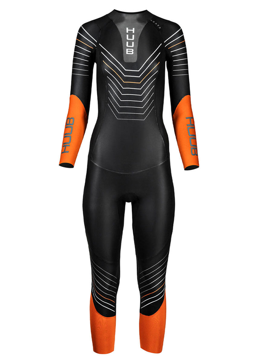 2XU Damen Swim Run: Pro Neoprenanzug – Schwarz/Beere – Größe M 1/6