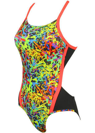 Maillot Aqua Sphere Coral fille noir taille UK 28/EU 38
